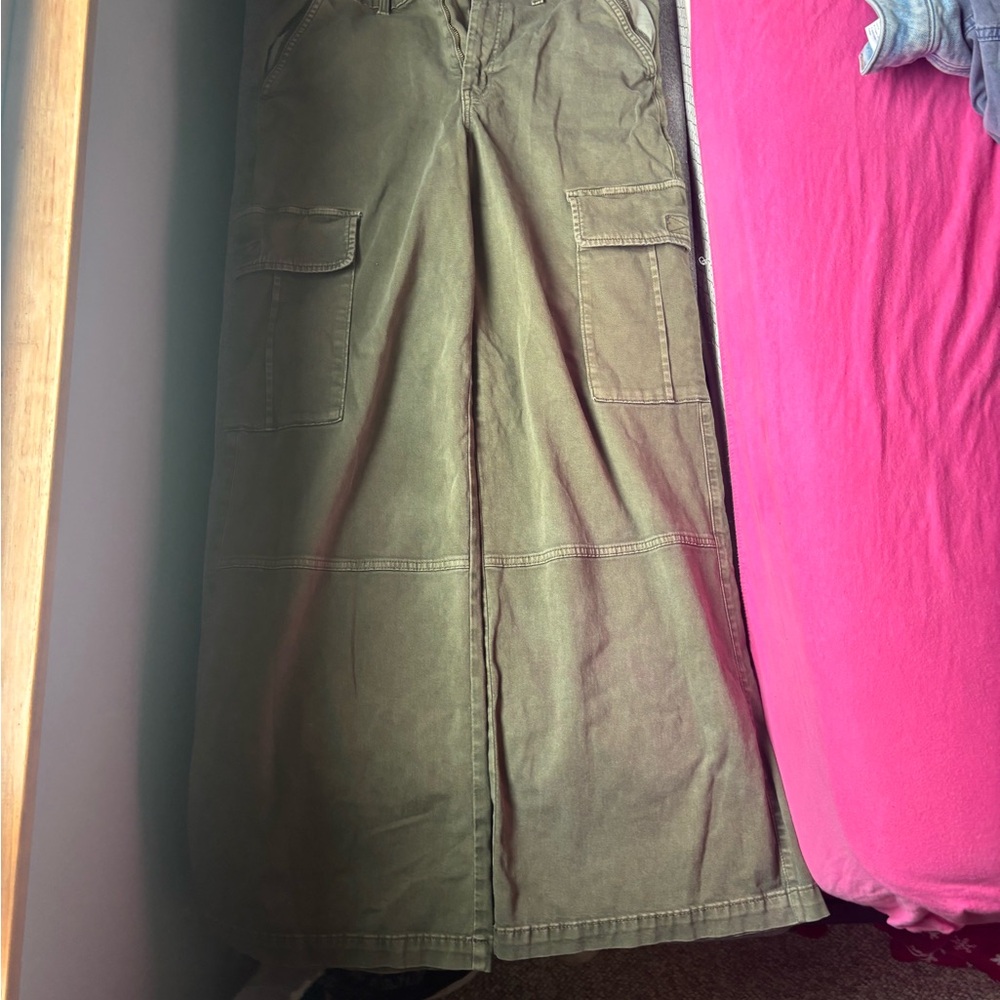 Olive Green Cargo Pants
